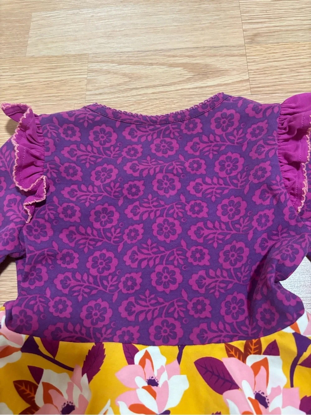 “Wildflower” dress with matching ruffles size 4